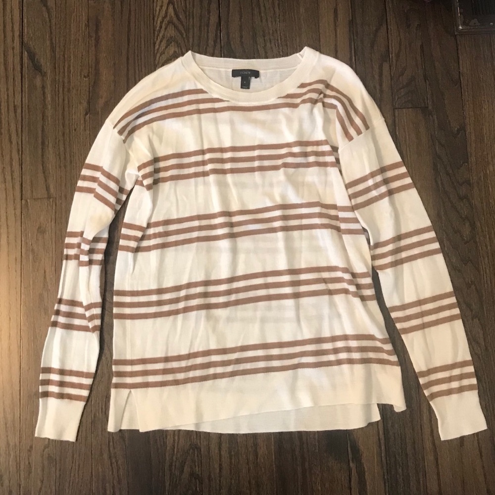 J. Crew Merino Wool Sweater with Elbow Patches